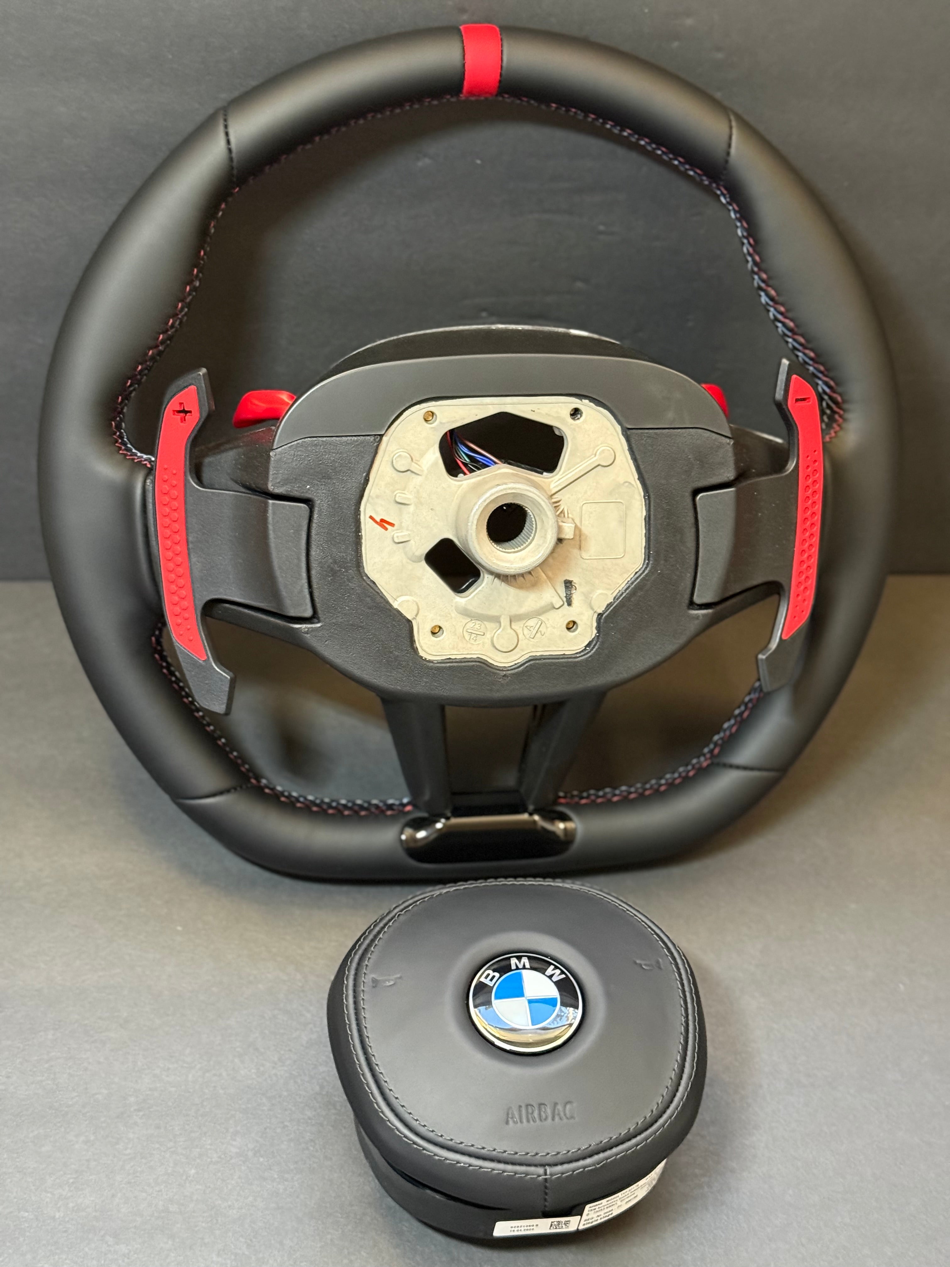 BMW M Sport Carbon Leather Steering Wheel for - G22 G23 G42 G87 G80 G82 G83.