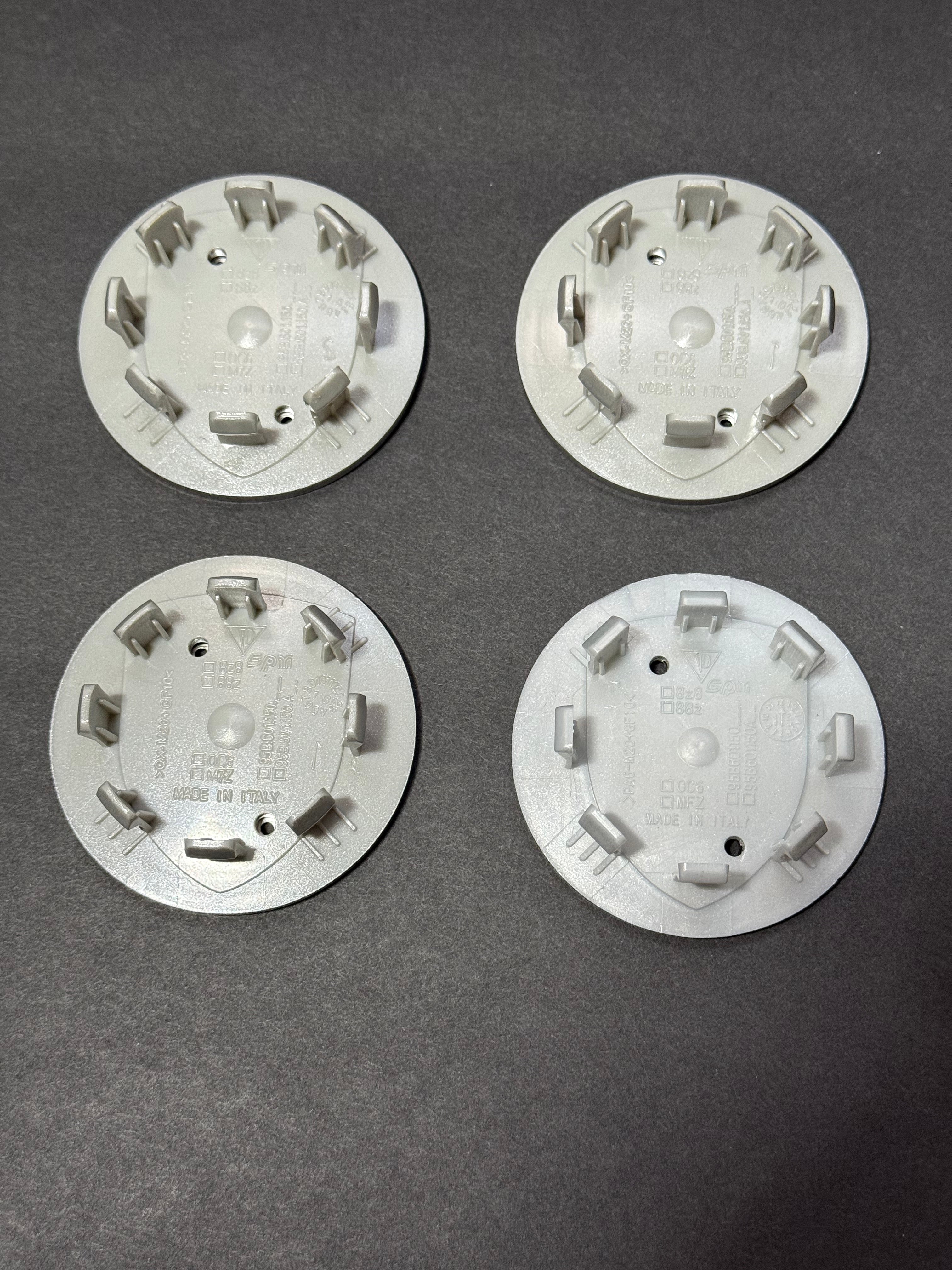 Set Of 4 Porsche Macan Classic Hub Caps 65mm Fits Most OEM Porsche Wheels  (95B-601-150-A-88Z).