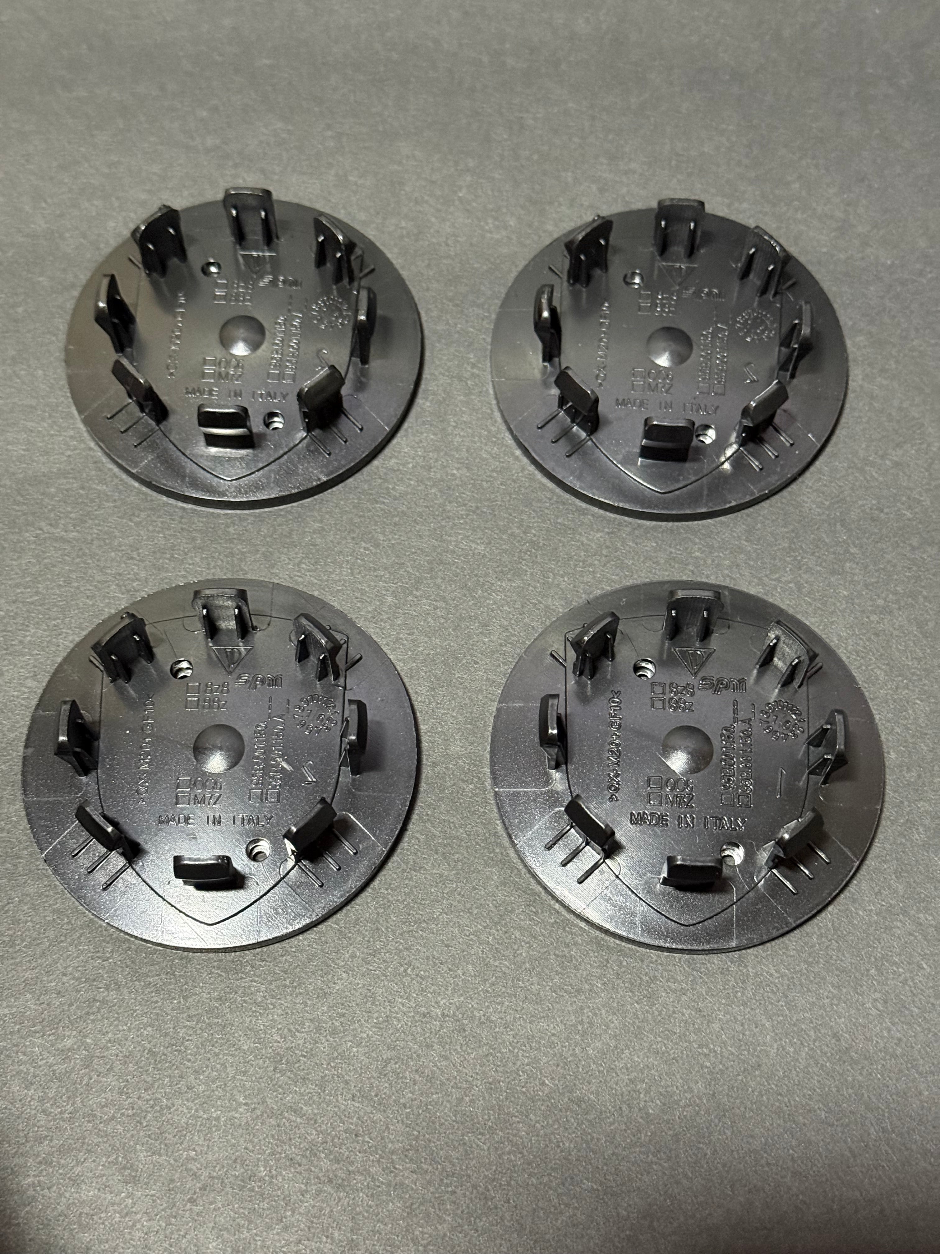 Set Of 4 Porsche Classic Hub Caps 65mm Fits Most OEM Porsche Wheels.