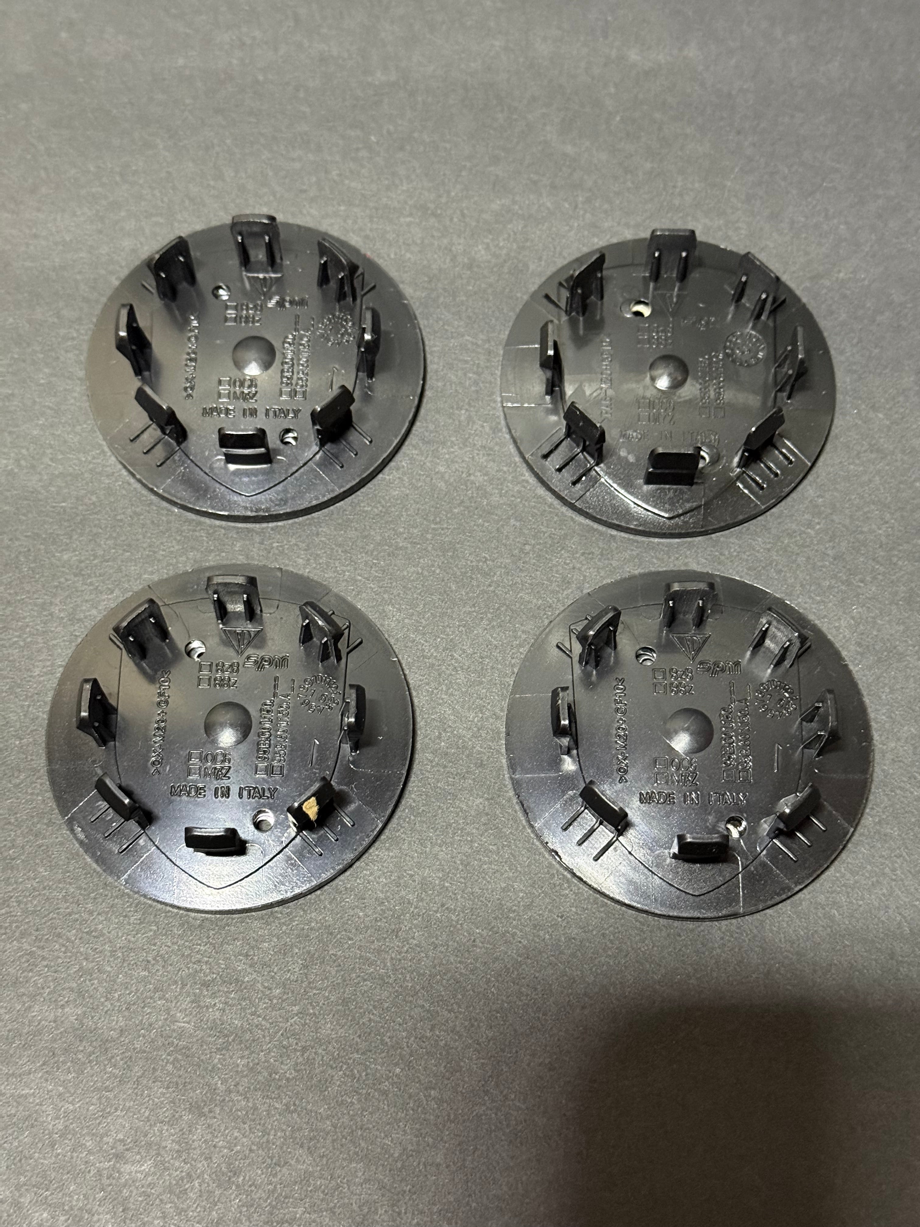 Set Of 4 Porsche Classic Hub Caps 65mm Fits Most OEM Porsche Wheels.