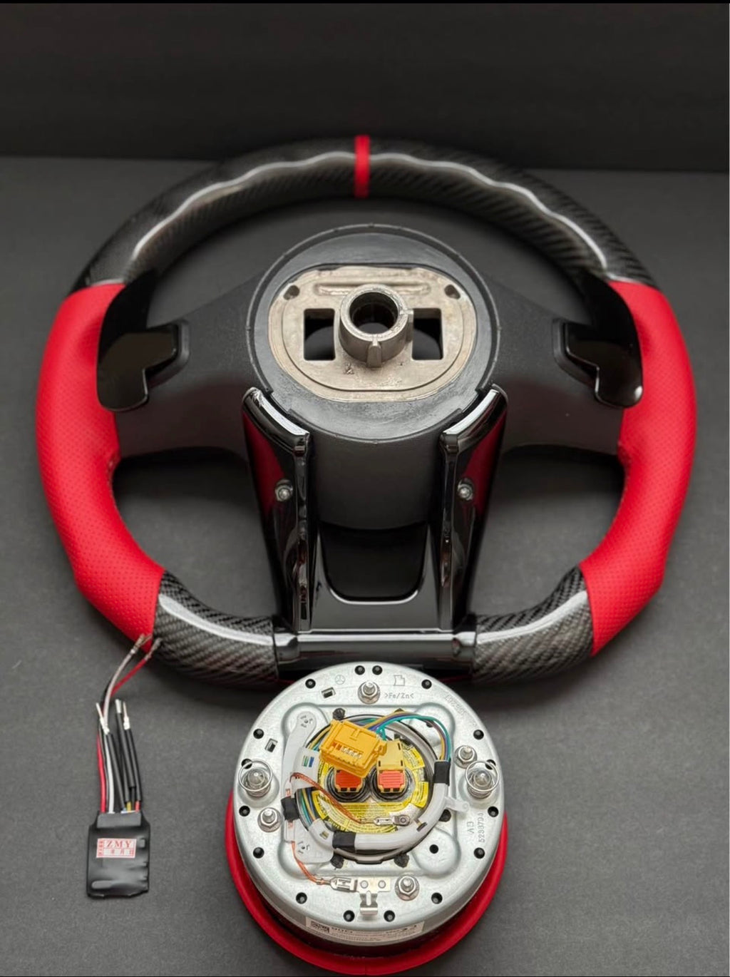 AMG Carbon Fiber Steering Wheel for Mercedes-Benz G53 G63 GLE C43 E Class.