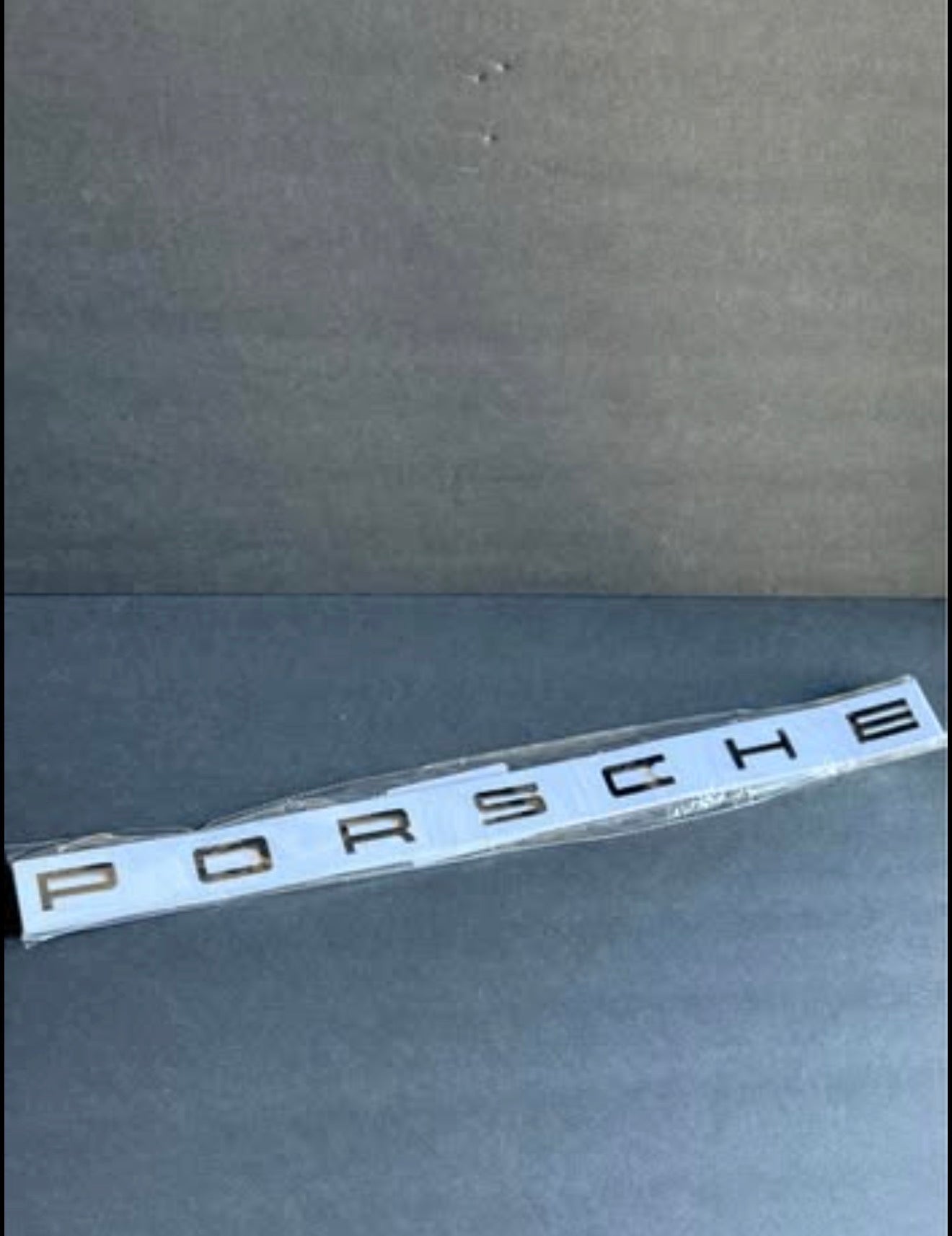 Porsche Emblem "PORSCHE" Matte Black 911 991 Carrera 99155923590.