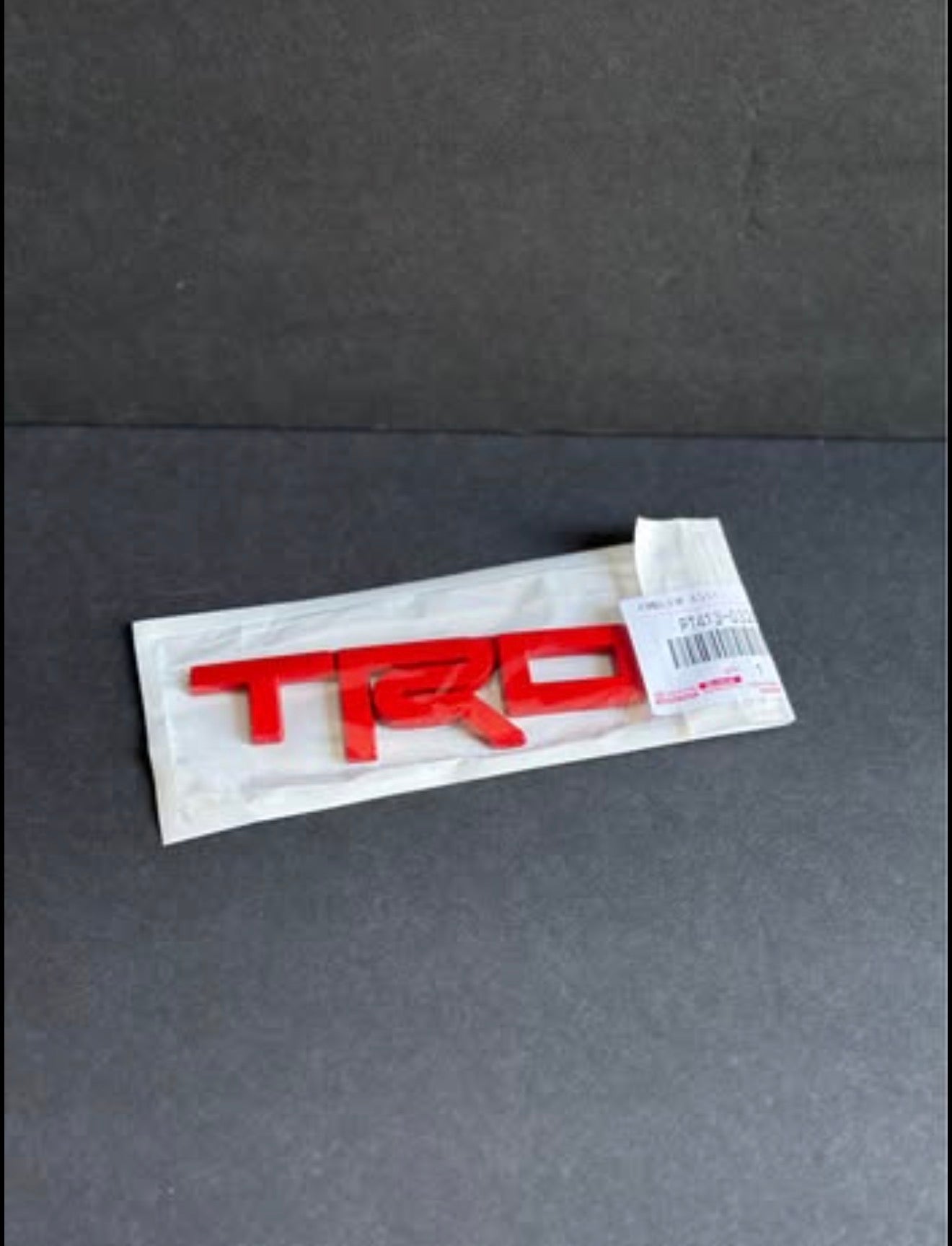 Toyota Camry Red TRD Trunk Emblem - toyota (PT413-03200-03).