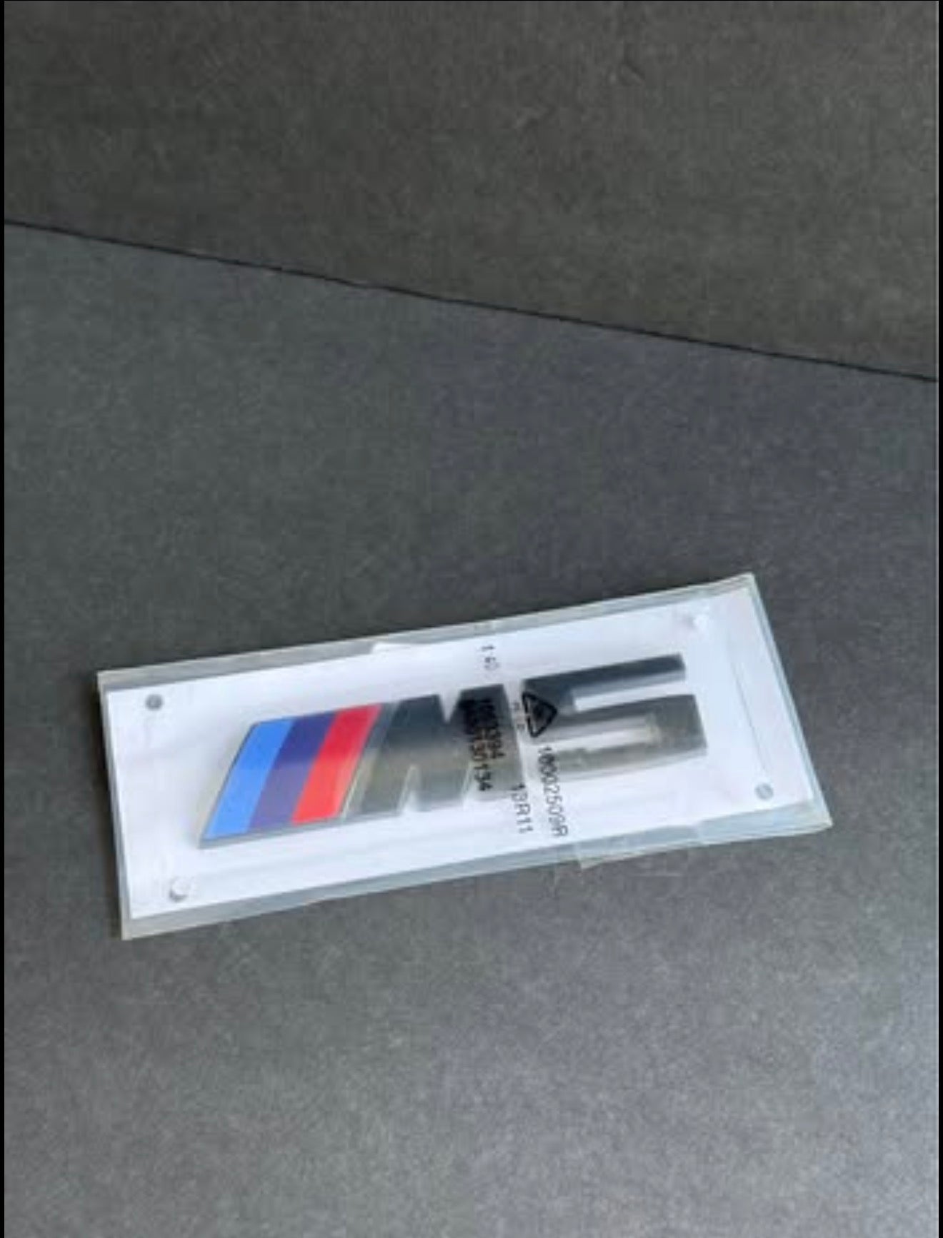 Gloss Black M5 Badge Trunk Emblem for BMW 5-Series M5 F10.