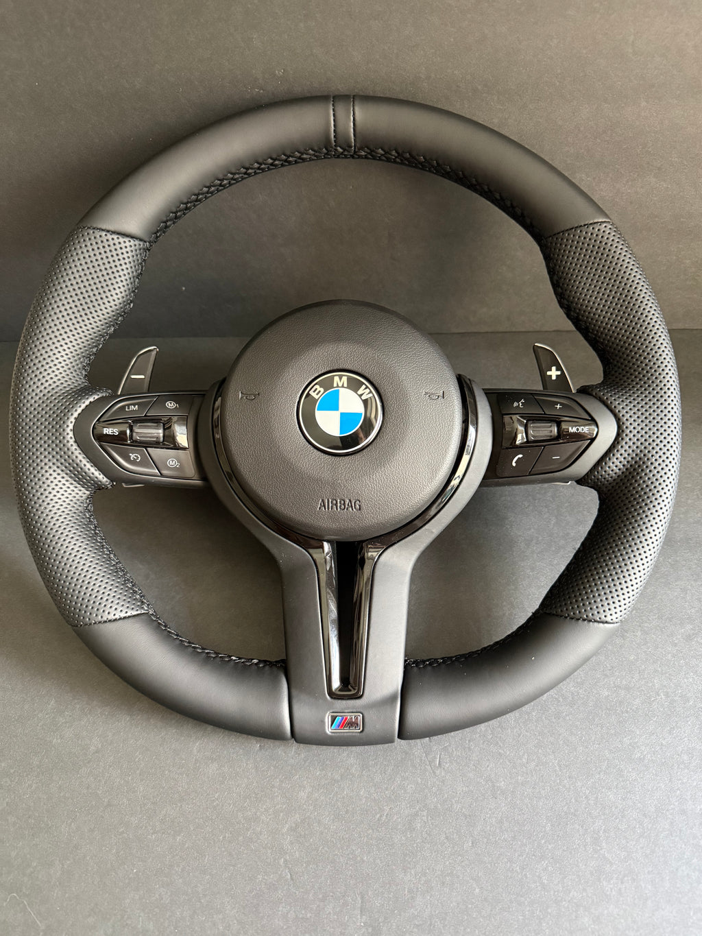 BMW BLACK LEATHER M SPORT Steering Wheel For F Series.