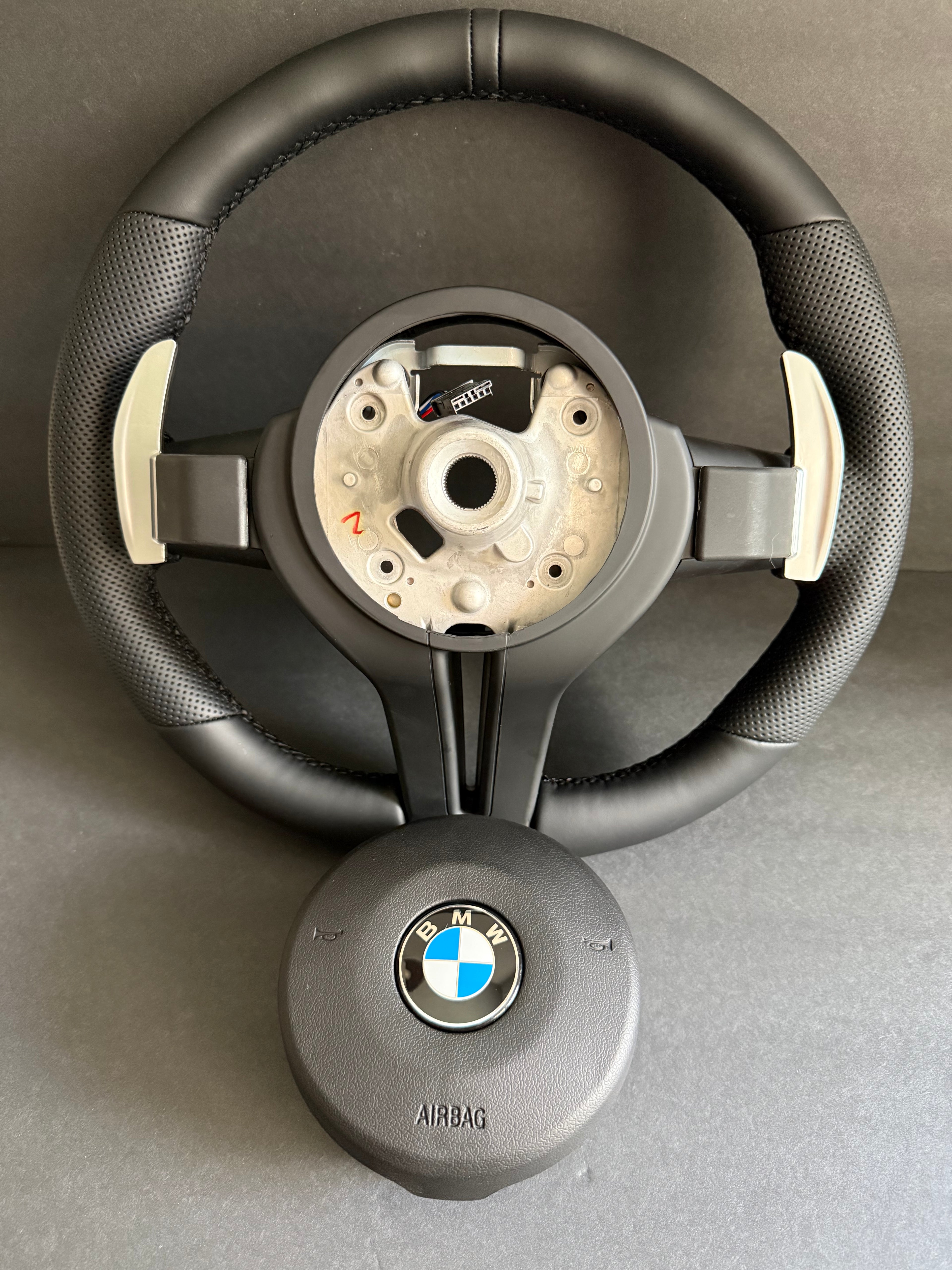 BMW BLACK LEATHER M SPORT Steering Wheel For F Series.