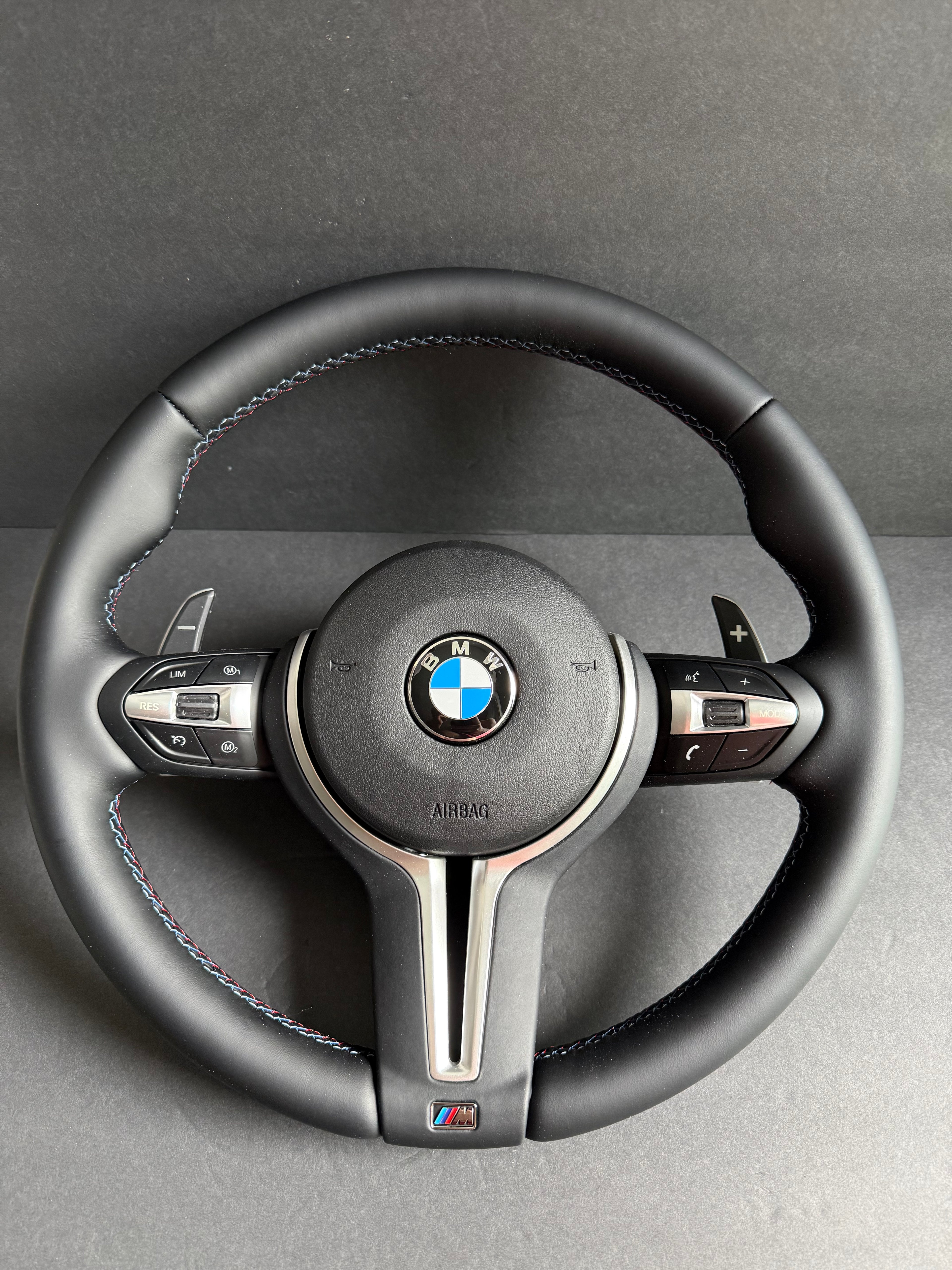 BMW BLACK LEATHER M SPORT Steering Wheel F20 F21 F40 F22 F23 F44 F45 F30 F31 F35 F32 F33 F36 F48.
